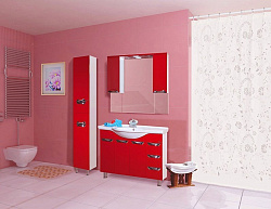 Мебель для ванной Bellezza Белла Люкс 105 красная