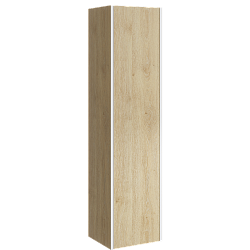Универсальный левый/правый подвесной пенал 35 см с одной дверью, цвет дуб давос