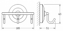 Крючок FBS Standard STA 003