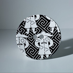 Kerasan Deco Декоративная пластина для слива раковины DECO. цвет Decoro Levante1864