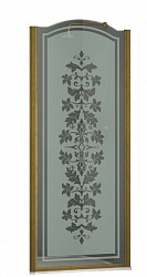 Душевая дверь в нишу Sturm Schick 80 см decor bronze (R)