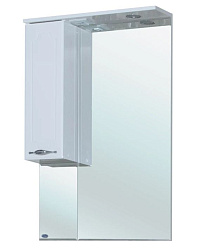 Стелла-65 зеркало-шкаф белое лев.(свет.) Н