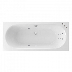 Акриловая ванна EXCELLENT Oceana Slim 160x75 см «SMART», хром