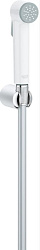 Tempesta-F Набор для гигиенического душ (гигиенический душ, настенный держатель, шланг 1250 мм), хром, белый 27812IL1