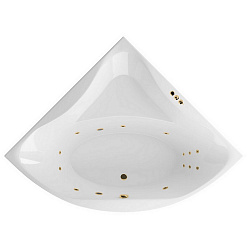 Акриловая ванна EXCELLENT Glamour 150x150 см «SMART», золото