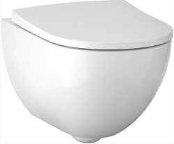 Acanto унитаз 510х355 подвесной, закрытая форма, Rimfree, Белый 500.600.01.2