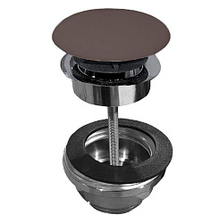 Kerasan Nolita Донный клапан Click-Clack 1" 1/4 с керамической крышкой, цвет: Borgogna matt 923375