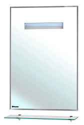 Ника-60 зеркало с полкой (внутр. подсветка)