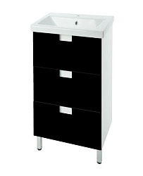 Пегас-50 тумба с 3 ящ. черный