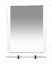 Misty Жасмин - 60 зеркало белое с полочкой
