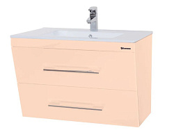 Берта-60 тумба подвесная с 2 ящ. бежевая Куадро H