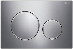 Клавиша смыва Sigma 20, двойной смыв, хром гл/мат/гл 115.882.KH.1