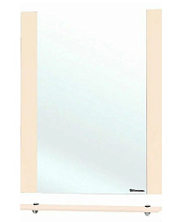 Рокко-80 зеркало с полкой бежевое