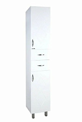 Элеганс-35 пенал с 2 ящ. белый лев./прав.