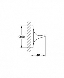 Крючок Grohe Ondus 40378000