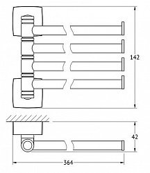 Полотенцедержатель FBS Esperado ESP 046