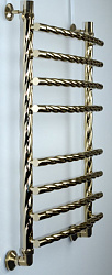 Полотенцесушитель Двин R braid  100/50 1"-3/4"-1/2" Универсальный К3, Золотой хром (4627166743068)
