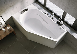Акриловая ванна Riho YUKON RIGHT ** - PLUG & PLAY 160x90 см