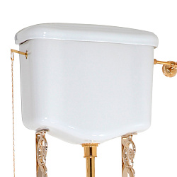 BELLA Бачок подвесной высокий, д/напольного WC, белая керамика
