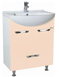 Альфа-55 тумба с ниж. ящ. бежевая