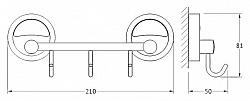 Крючок FBS Ellea ELL 024 на планке