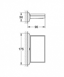 Мыльница Grohe Allure Brilliant 40504000