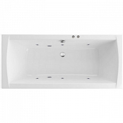 Акриловая ванна EXCELLENT Aquaria Lux 180x80 см «SOFT», хром