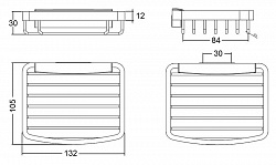 Мыльница Kludi A-XES 4898605