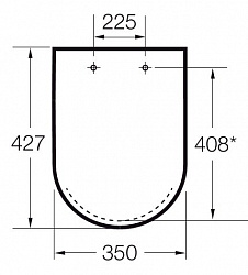 Крышка-сиденье Roca Gap Clean Rim 801732004 с микролифтом