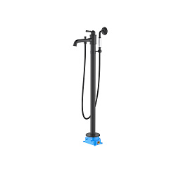 Смеситель для ванны напольный (внешняя и скрытая часть) AQUATEK