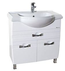 Абрис-80 тумба с 1 ящ. белая