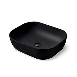 Раковина керамическая Vincea VBS-101MB, 500*400*140, цвет матовый черный
