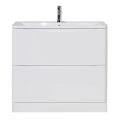 База под раковину напольная BelBagno ACQUA-1000-2C-PIA-BL Bianco Lucido