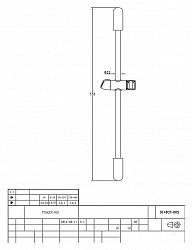 Душевая штанга Bravat D148CP