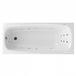 Акриловая ванна EXCELLENT Layla 180x80 см «SMART», хром