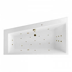 Акриловая ванна EXCELLENT Sfera Slim 170x100 см левая «ULTRA», бронза