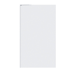 DX35WBS-080-140MT Душ.шторка на борт ванны,стекло неподвижное 8*800*1400мм,стекло проз-ное,проф анод