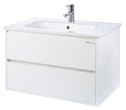 Лоренцо-80 тумба подвесная с 2 ящ., белый