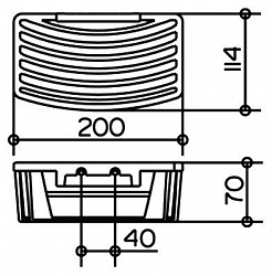 Полка Keuco Universal 24942 7 см