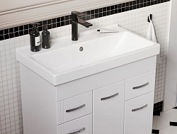 Умывальник мебельный Fest 80 ВКС Белый S1