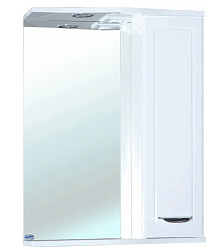 Классик-50 зеркало-шкаф белое прав. (свет.)