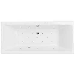 Акриловая ванна EXCELLENT Pryzmat 150x75 см «RELAX», хром