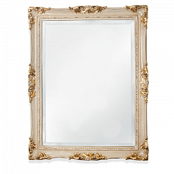 TW Зеркало в раме 72х92см, рама дерево, цвет  слоновая кость/золото