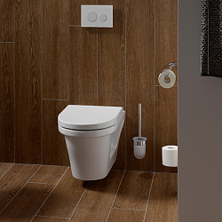 TOTO CF Унитаз подвесной 35.5x54x34.5см, безободковый, Tornado Flush, CeFiONtect, цвет: белый с сиденьем