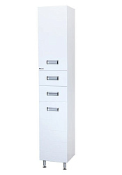 Сиена-35 пенал с 2 ящ.  белый лев./прав.