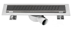 Душевой лоток Оптима (SAY OPTIMA) 601.70.B.M.S.BUK, 70 см, матовый черный