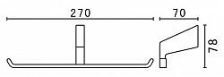 Держатель туалетной бумаги Art&Max Techno AM-4183B