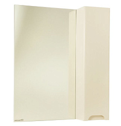 Андрэа-80 зеркало шкаф бежевое прав.