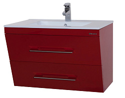Берта-60 тумба подвесная с 2 ящ. красная Куадро H