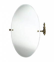 TW Retro Opal Зеркало овальное 54х66см, цвет держателя бронза